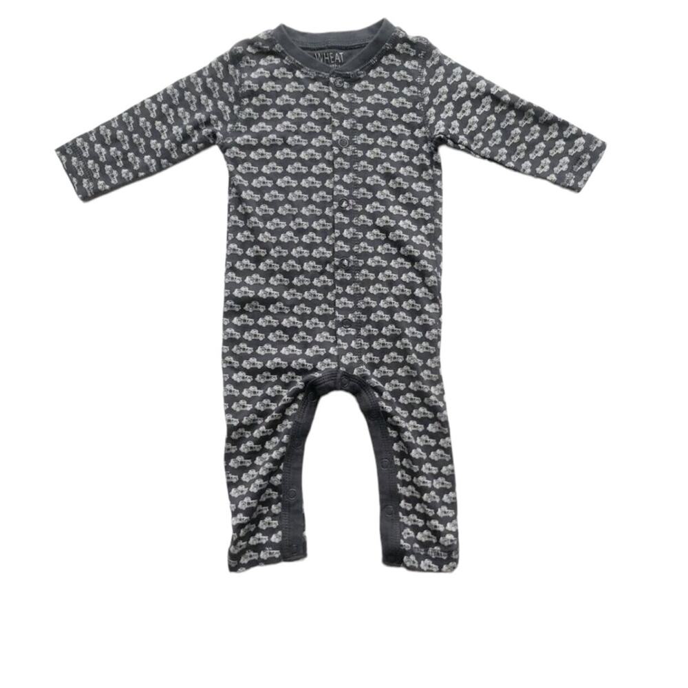 Wheat Trucks Romper
